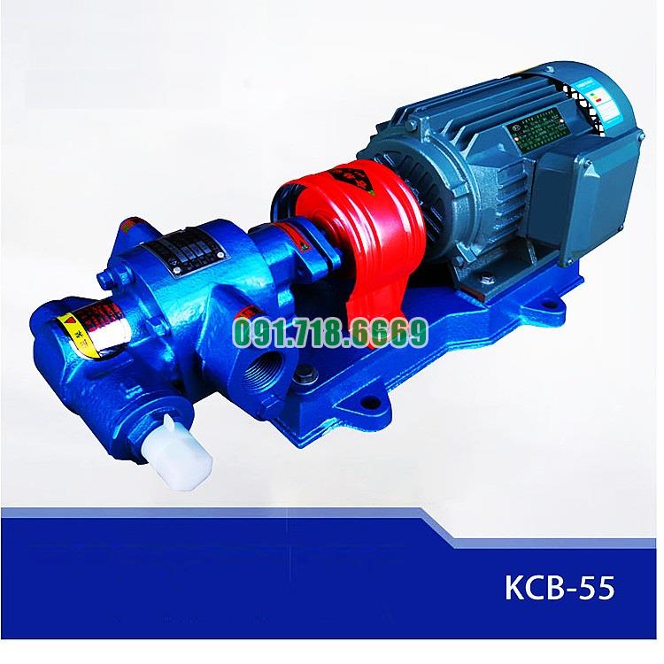 Bơm bánh răng vỏ gang thép model KCB55