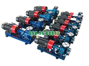 Bơm tuần hoàn dầu nóng RY100-65-200A công suất 22 kW, lưu lượng 94 m3/h, cột áp 44 m